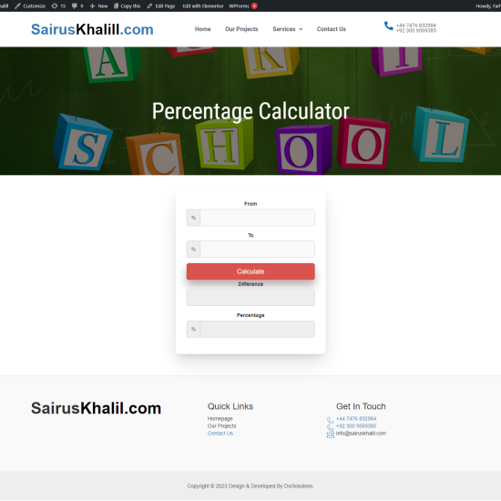 Dw-Percentage-Calculator-–-Sairus-khalill